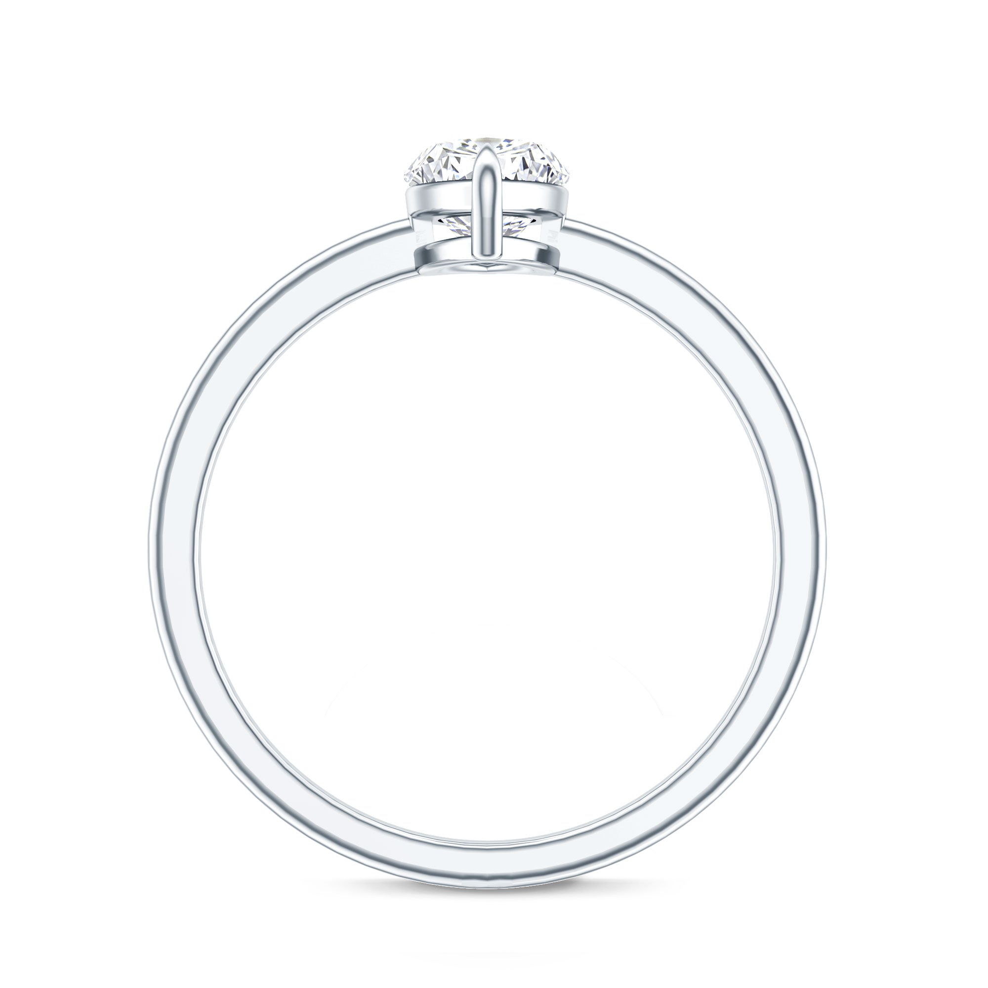 Rosec Jewels-IGI Certified Lab Grown 1 Carat Diamond Marquise Engagement Ring Solitaire