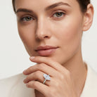 Solitaire 3 Carat Lab Grown Diamond Marquise Engagement Ring IGI Certified Lab - ( E-VS1 ) - Rosec Jewels