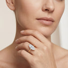 Rosec Jewels-Solitaire 3 Carat Lab Grown Diamond Marquise Engagement Ring IGI Certified