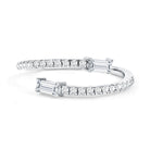 Rosec Jewels-Certified Baguette and Round Lab Grown Diamond Wrap Promise Ring