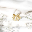 Nature Inspired Lab Grown Diamond Leaf Wrap Ring with Certificate Lab - ( EF-VS ) - Rosec Jewels