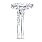 Rosec Jewels-IGI Certified Lab Grown Diamond 4 Carat Marquise Engagement Ring with Wedding Band