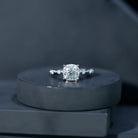 Rosec Jewels-3 Carat IGI Certified Lab Grown Diamond Cushion Cut Engagement Ring for Women
