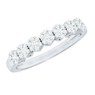 Certified Diamond Cluster Anniversary Ring Natural - ( HI-SI ) - Rosec Jewels