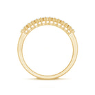 Certified Diamond Cluster Anniversary Ring Natural - ( HI-SI ) - Rosec Jewels