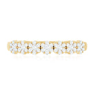 Certified Diamond Cluster Anniversary Ring Natural - ( HI-SI ) - Rosec Jewels