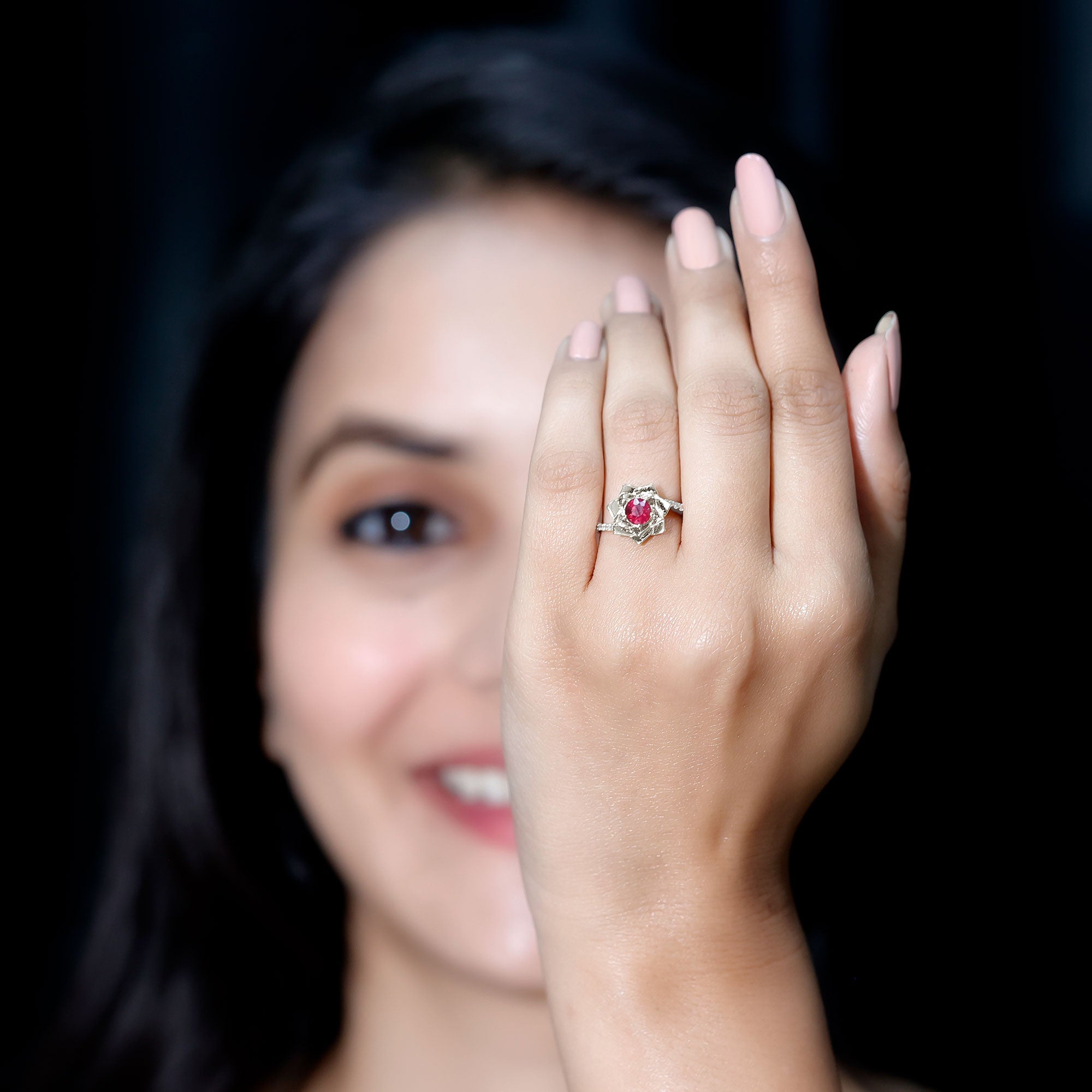Red ruby diamond price on sale