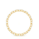 1.25 CT Marquise and Round Cut Zircon Full Eternity Ring AAAA - Rosec Jewels