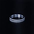 Moissanite Minimal Eternity Stackable Ring D-VS1 - Rosec Jewels