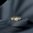 Vintage Inspired 0.98 Carat Moissanite Engagement Ring for Women D-VS1 - Rosec Jewels