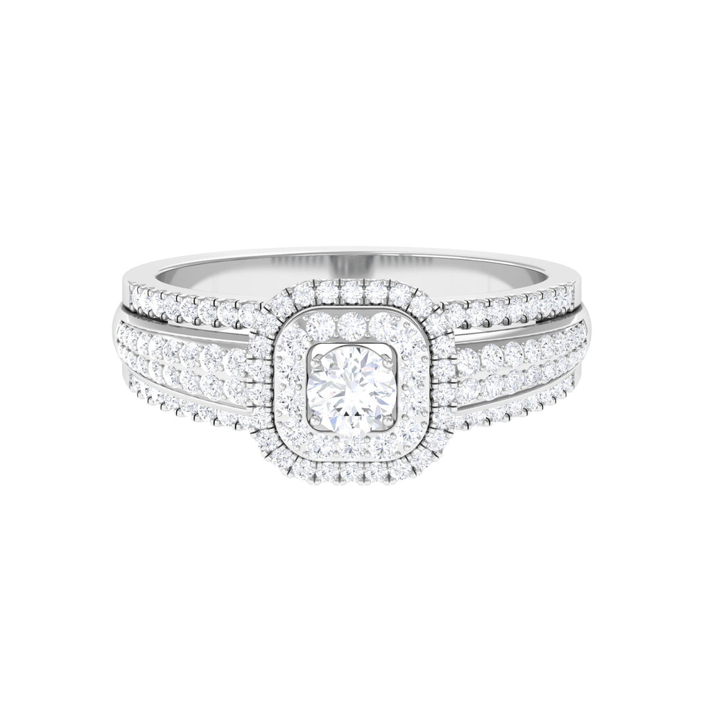 1 CT Statement Diamond Engagement Ring