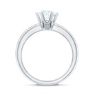 Certified 1 CT Moissanite Round Solitaire Engagement Ring D-VS1 - Rosec Jewels