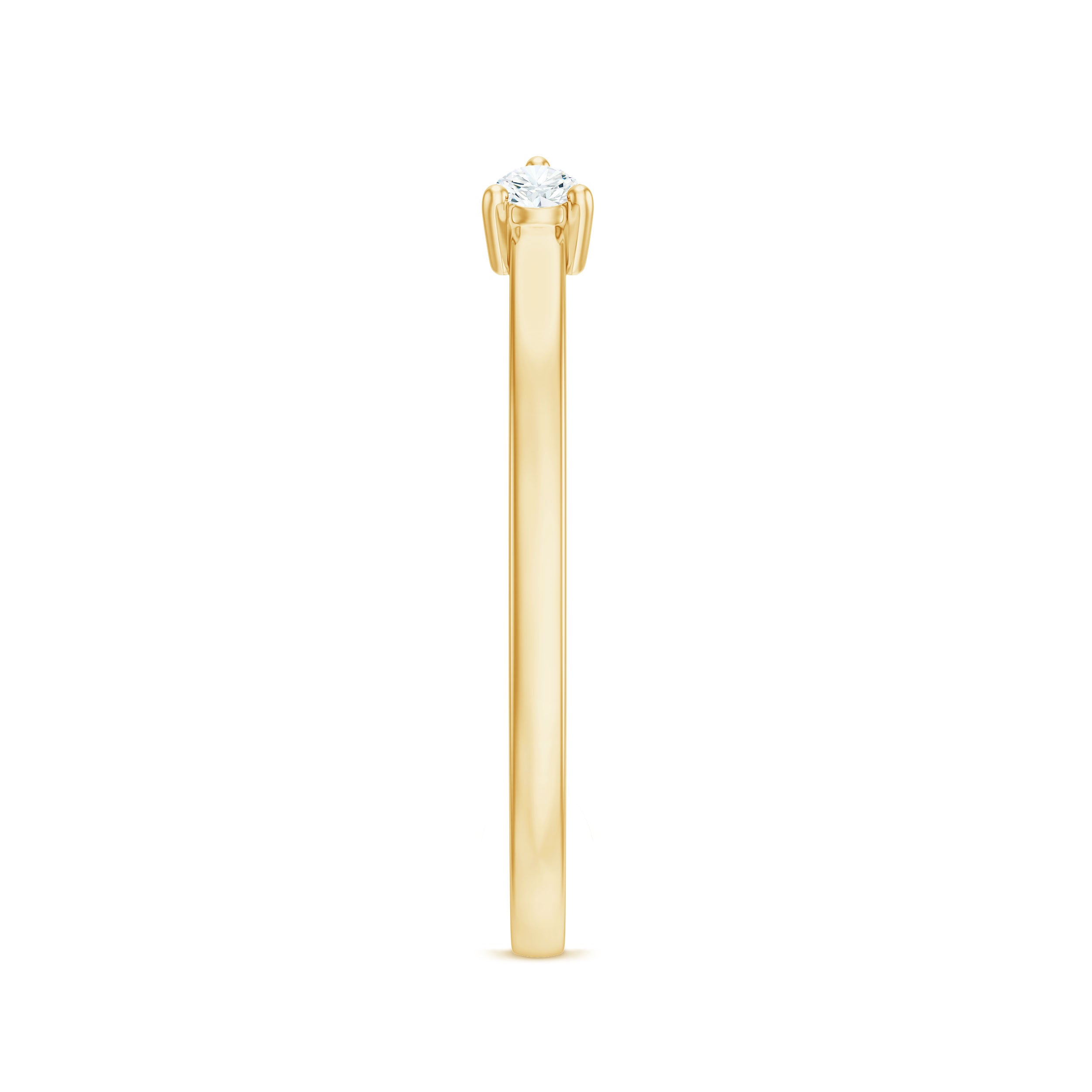 Dainty Diamond Two Stone Open Cuff Ring for Women Natural - ( HI-SI ) - Rosec Jewels