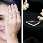 Rosec Jewels-Diamond Curved Enhancer Ring