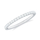 0.25 CT Stackable Diamond Eternity Ring in Fish Tail Setting Natural - ( HI-SI ) - Rosec Jewels