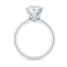 2 CT Moissanite Solitaire Engagement Ring in 6 Prongs D-VS1 - Rosec Jewels