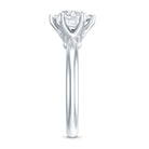 2 CT Moissanite Solitaire Engagement Ring in 6 Prongs D-VS1 - Rosec Jewels
