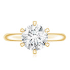 2 CT Moissanite Solitaire Engagement Ring in 6 Prongs D-VS1 - Rosec Jewels