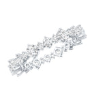 Round Certified Moissanite Stackable Eternity Ring For Women D-VS1 - Rosec Jewels