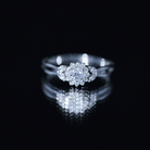 Halo Style Lab Grown Diamond Nature Engagement Ring Lab - ( EF-VS ) - Rosec Jewels