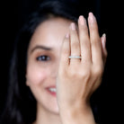 Rosec Jewels-Full Eternity Lab Grown Diamond Wedding Band For Women