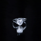 2 Carat Lab Grown Diamond Heart Shape Engagement Ring For Her Lab - ( EF-VS ) - Rosec Jewels