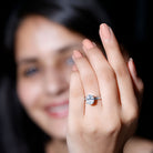 Certified 7X9 MM Lab Grown Diamond Oval Engagement Ring Lab - ( EF-VS ) - Rosec Jewels