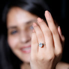 Certified 7X9 MM Lab Grown Diamond Oval Engagement Ring Lab - ( EF-VS ) - Rosec Jewels