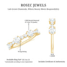 Rosec Jewels-Lab Grown Diamond Stackable Eternity Ring For Women
