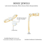 Rosec Jewels-Designer Lab Grown Diamond Engagement Ring