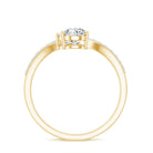 Designer Lab Grown Diamond Engagement Ring Lab - ( EF-VS ) - Rosec Jewels