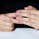 Rosec Jewels-Diamond Eternity Anniversary Band Ring for Women