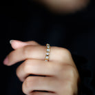 Rosec Jewels-Diamond Eternity Anniversary Band Ring for Women