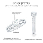 Rosec Jewels-Brilliant Cut Lab Grown Diamond Designer Engagement Ring
