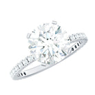 Rosec Jewels-Certified 9 MM Lab Grown Solitaire Diamond Engagement Ring
