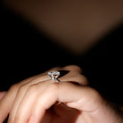 Rosec Jewels-Certified 9 MM Lab Grown Solitaire Diamond Engagement Ring