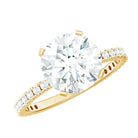 Rosec Jewels-Certified 9 MM Lab Grown Solitaire Diamond Engagement Ring
