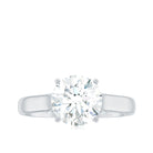 Rosec Jewels-Brilliant Cut Lab Grown Diamond Classic Engagement Ring with Certificate