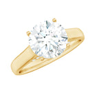 Rosec Jewels-Brilliant Cut Lab Grown Diamond Classic Engagement Ring with Certificate