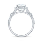 Rosec Jewels-Lab Created Diamond Criss Cross Engagement Ring For Women