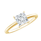 1.2 Carat Certified Lab Grown Diamond Square Cut Engagement Ring Lab - ( EF-VS ) - Rosec Jewels
