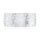Certified Lab Grown Diamond Wedding Band in Flush Setting Lab - ( EF-VS ) - Rosec Jewels
