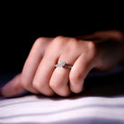 Rosec Jewels-Lab Grown Diamond Heart Promise Ring With Side Stones