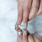 Rosec Jewels-5 MM Heart Shaped Diamond Ring For Women