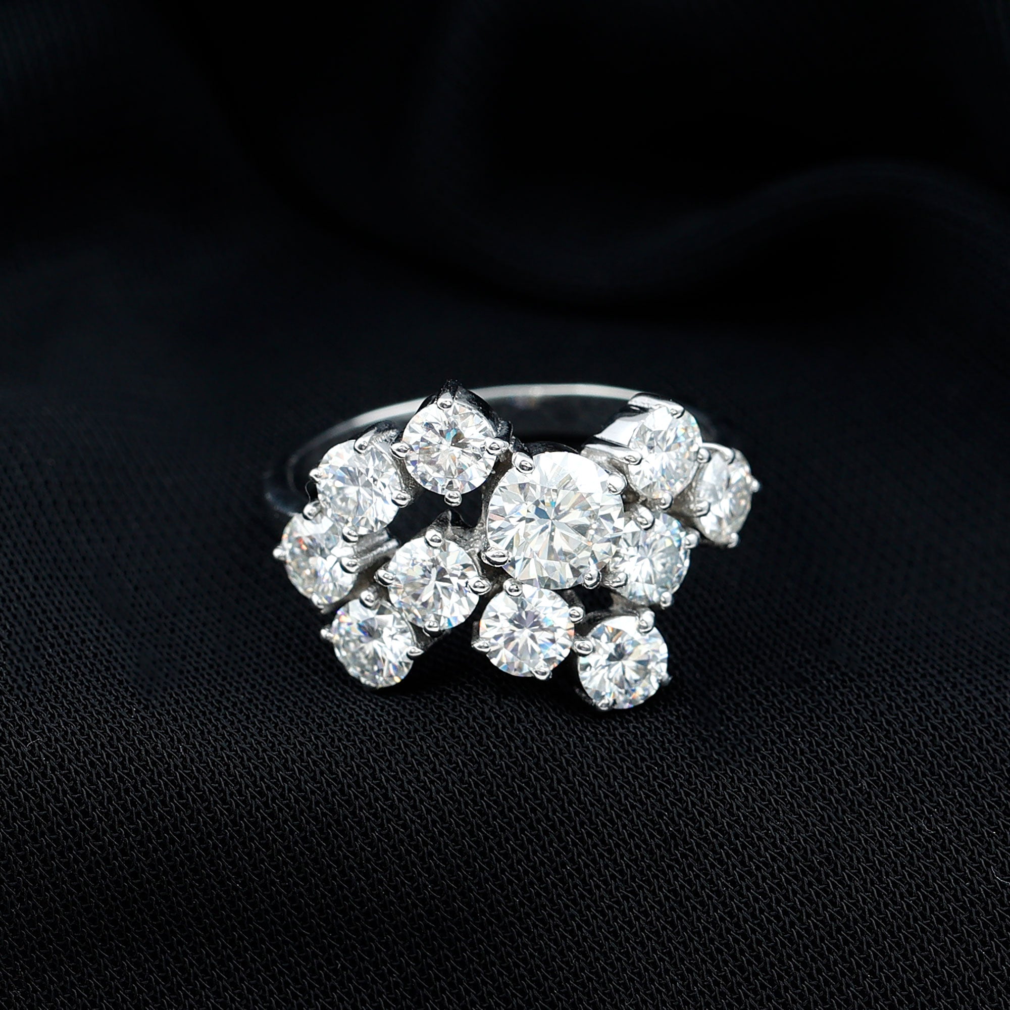 Rosec Jewels-Certified Lab Grown Diamond Statement Engagement Ring for Women