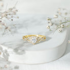 Rosec Jewels-Lab Grown Diamond Heart Engagement Ring with Halo Design