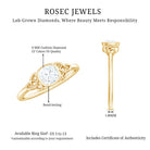 Rosec Jewels-Certified Cushion Cut Diamond Knot Promise Ring