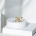 Rosec Jewels-Certified Nature inspired Lab Grown Diamond Cocktail Ring for Women