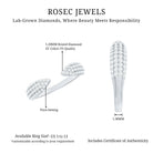 Rosec Jewels-Lab Created Diamond Wedding Wrap Ring For Women