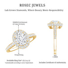 Certified 6X8 mm Lab Grown Diamond Oval Shape Engagement Ring Lab - ( EF-VS ) - Rosec Jewels